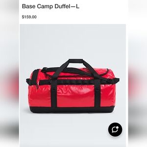 The North Face Base Camp Duffel - Red Size Large 95 Liters